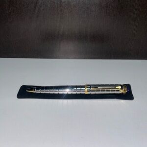 Cartier Diabolo Style Grid Ballpoint Pen 🖋️